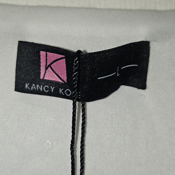 KANCY KOLE Silver Sequin Casual Long Sleeve Party Bomber Jacket Size Large NWT!! - Picture 7 of 7